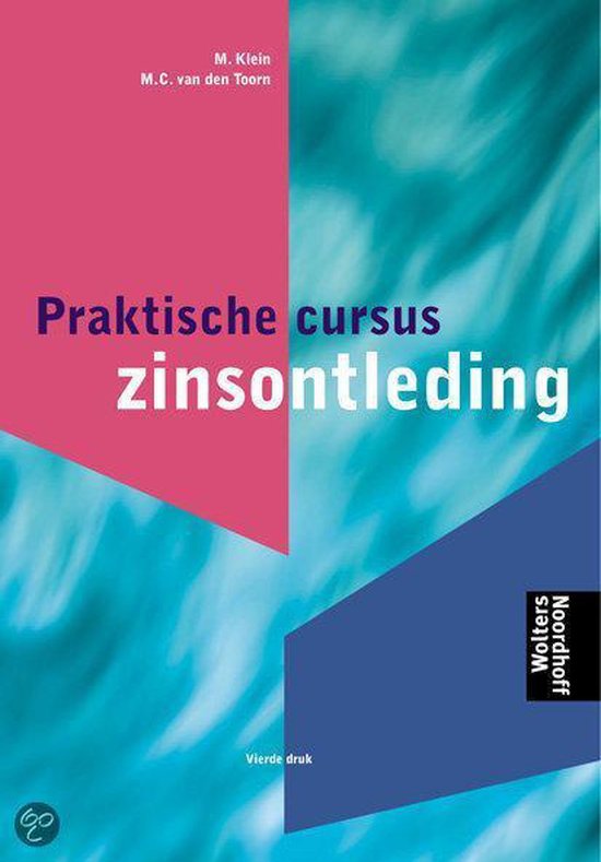 Praktische cursus zinsontleding