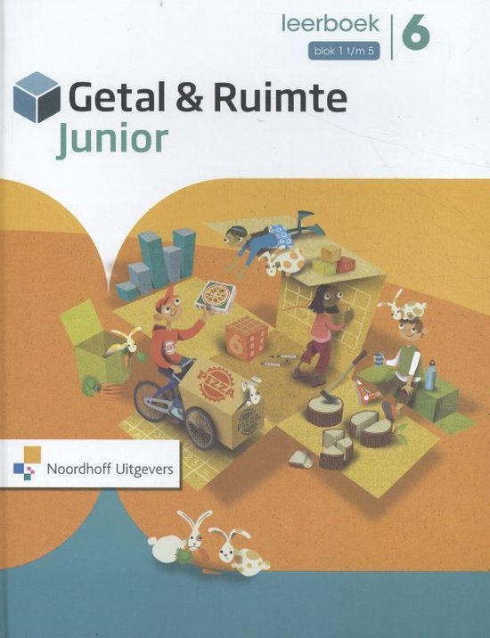 Getal & Ruimte junior groep 6 blok 1 tm 5 Leerboek