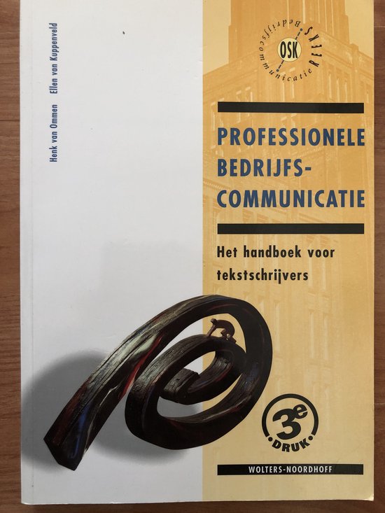 PROFESSIONELE BEDRIJFSCOMMUNICATIE DR 3