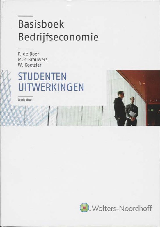 Basisboek bedrijfseconomie uitwerkingen