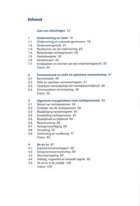 Ondernemingsrecht en faillisementsrecht