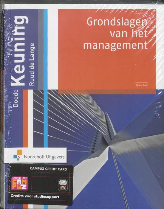 Grondslagen van het management-hoofdboek