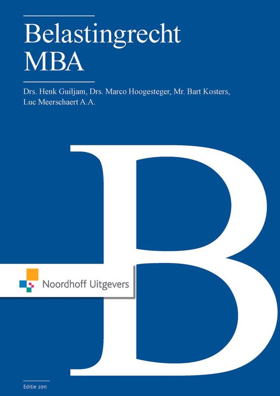 Belastingrecht MBA 2011