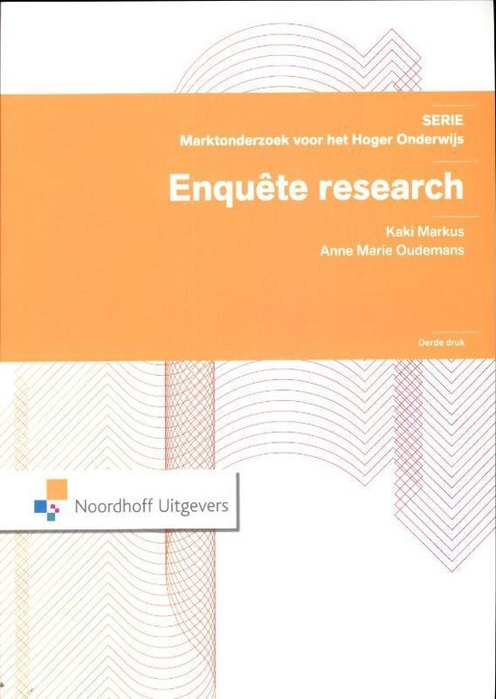 Serie marktonderzoek voor het hoger onderwijs  -   Enquete research