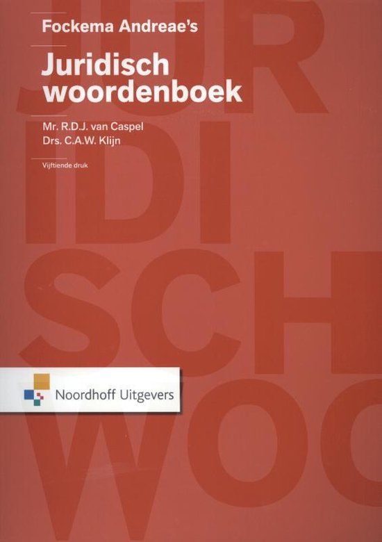 Fockema Andreae's Juridisch woordenboek