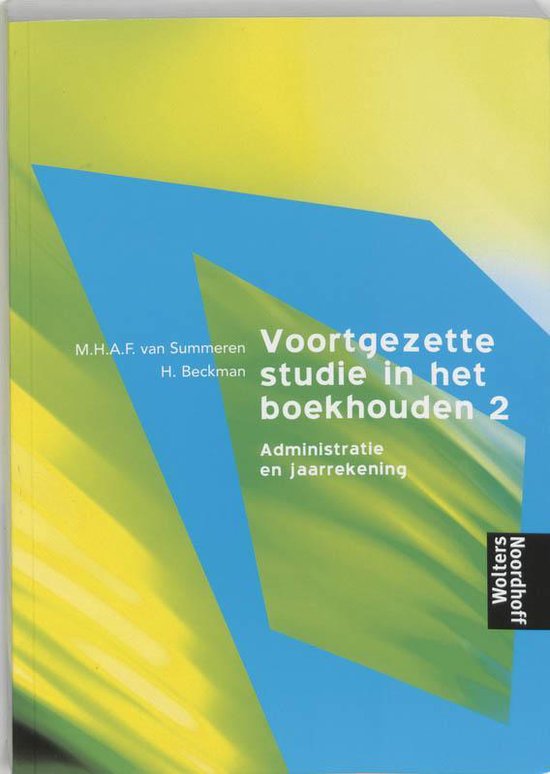 Voortgezette Studie Boekhouden 2