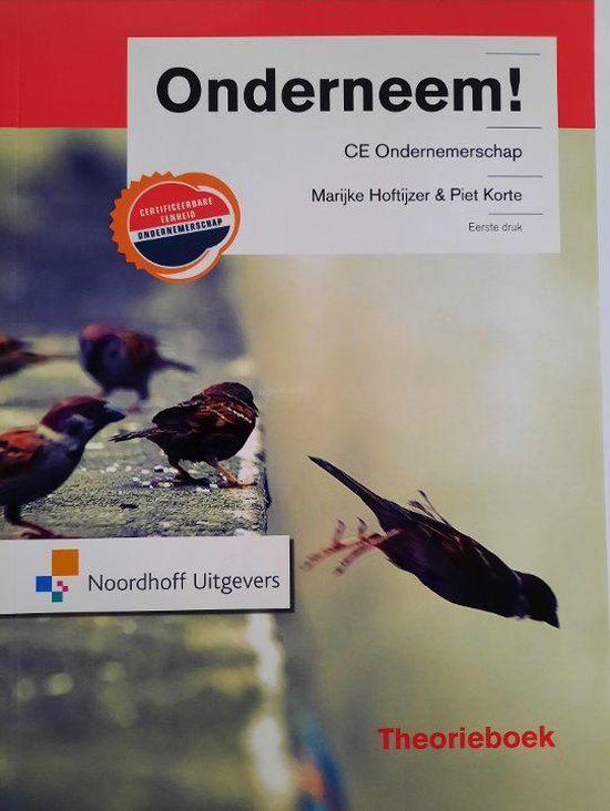 Onderneem! CE Ondernemerschap Theorieboek