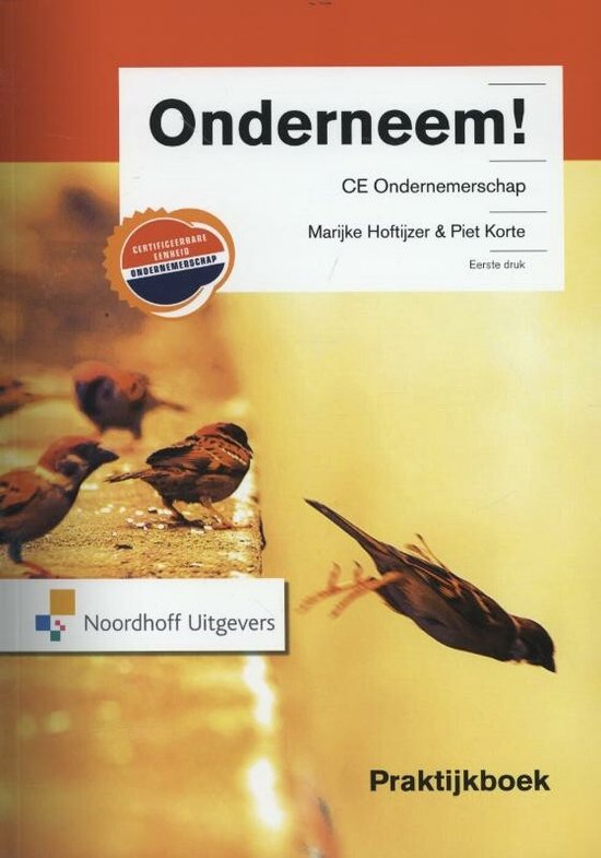 Onderneem! CE ondernemerschap Praktijkboek