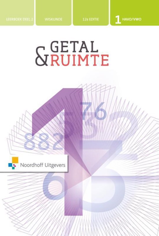 Getal & Ruimte 12e ed havo/vwo 1 leerboek deel 2