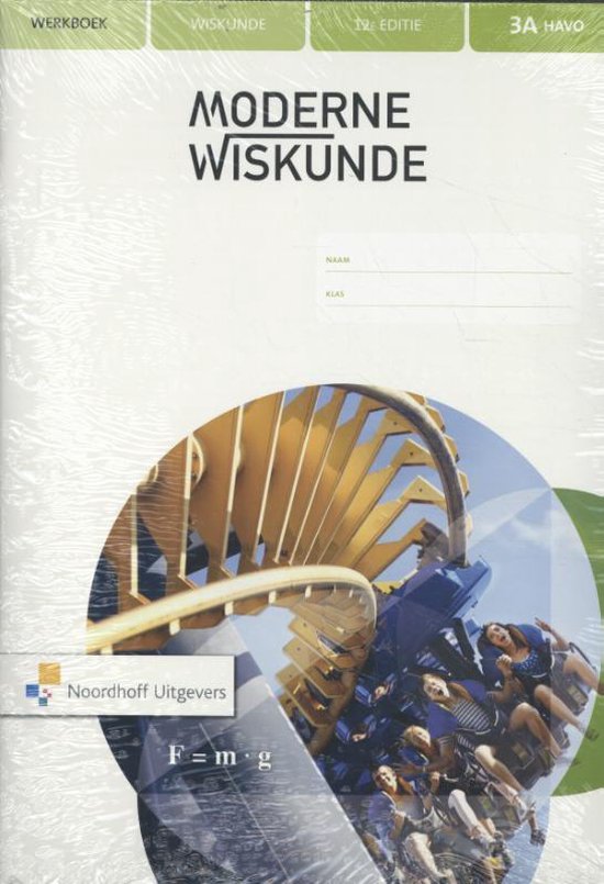 Moderne Wiskunde 3a havo Werkboek