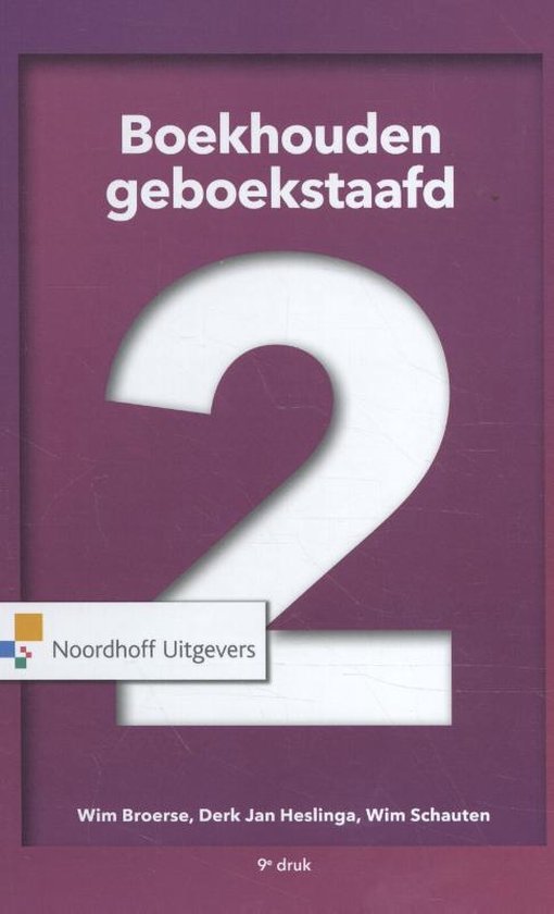 Boekhouden geboekstaafd 2