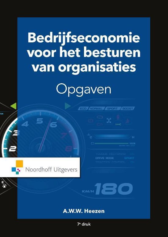 Bedrijfseconomie voor het besturen van organisaties-opgaven