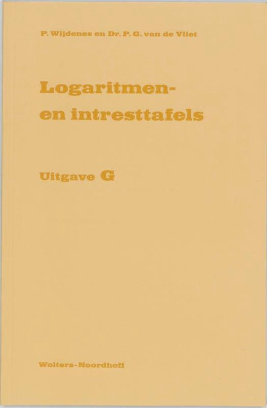 Logaritmen- en intresttafels