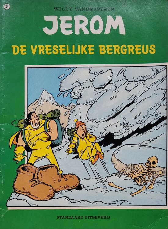 Jerom no 89 - De vreselijke bergreus (Willy Vandersteen, groene serie)