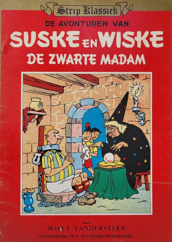 Strip klassiek - Suske en Wiske - De Zwarte madam (originele tekeningen)