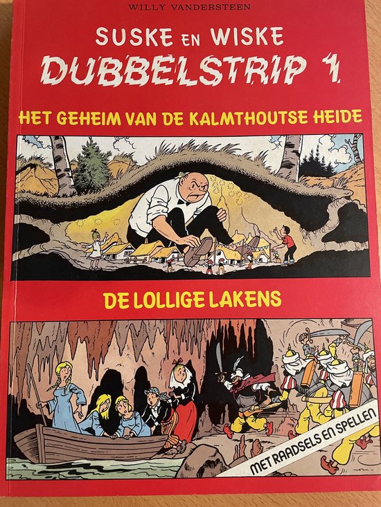 Suske en Wiske dubbelstrip 1 - Het geheim van de Kalmthoutse heide/De lollige lakens