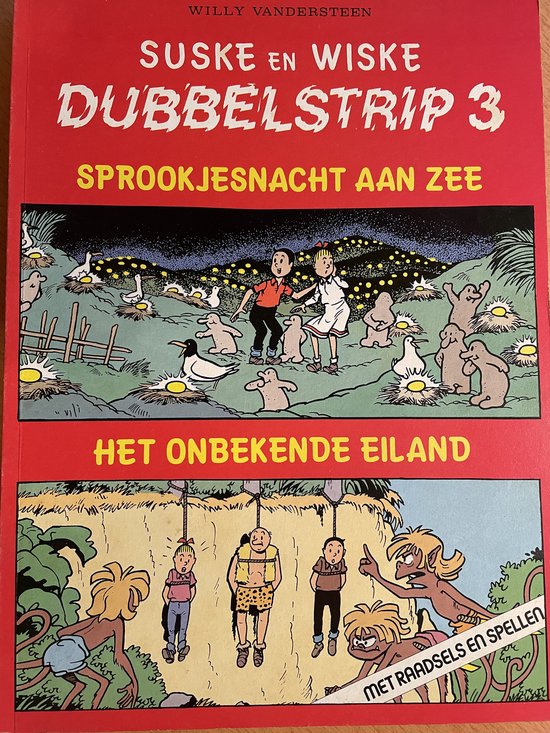 Suske en Wiske dubbelstrip no 3 - Sprookjesnacht aan zee en Het onbekende eiland