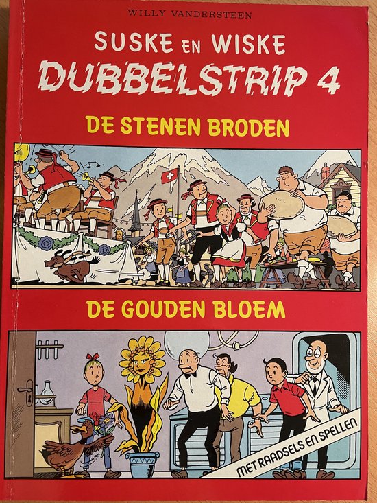 Suske Wiske dubbelstrip 4 - De stenenbroden/De gouden bloem