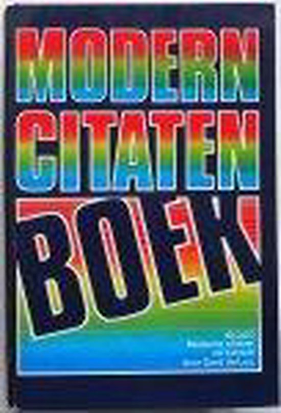 Modern citatenboek