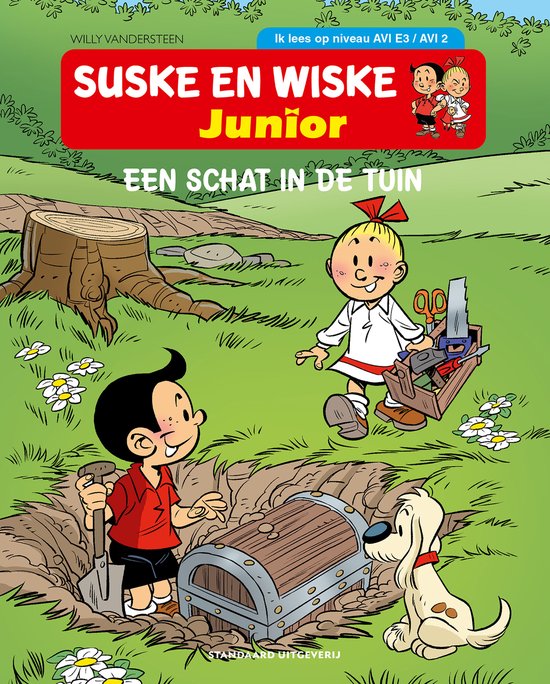 Suske en Wiske Junior 1 -   Een schat in de tuin