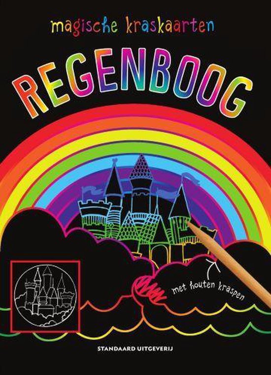 Magische kraskaarten: regenboog