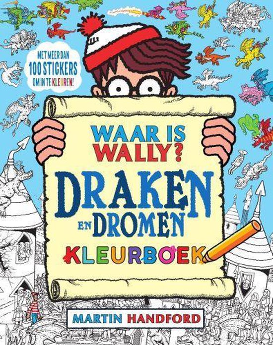 Waar is Wally 1 - Draken en dromen kleurboek