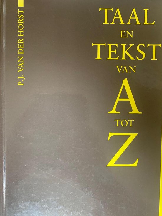 Taal en tekst van A tot Z