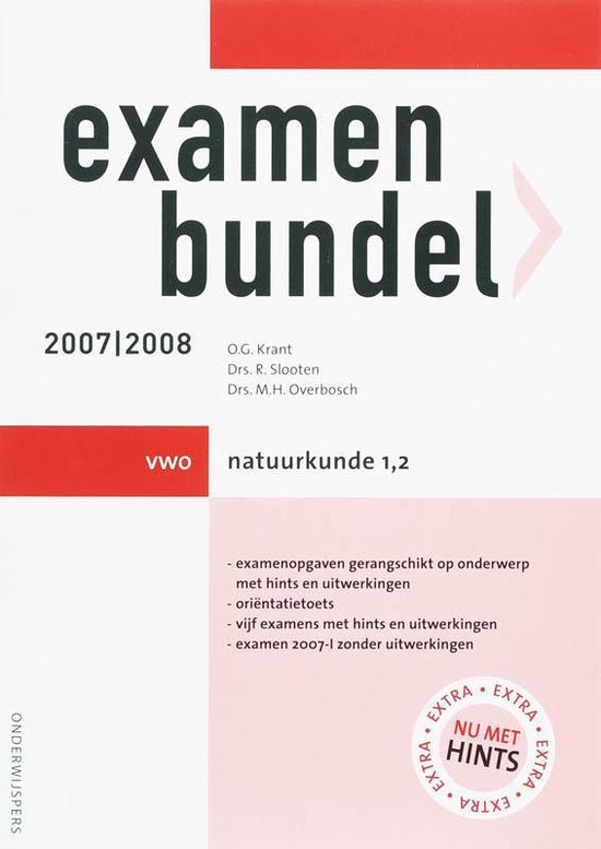 Examenbundel Natuurkunde 1,2 2007/2008 VWO