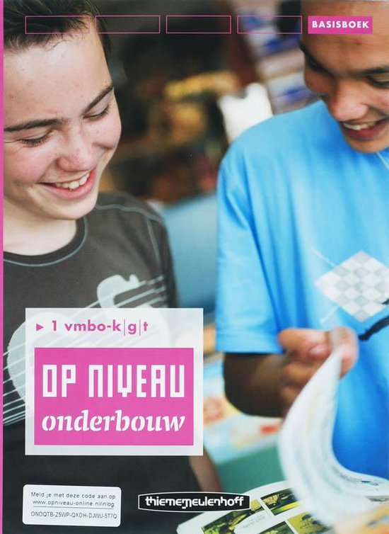 Op Niveau Onderbouw 1 Vmbo-k/g/t Basisboek