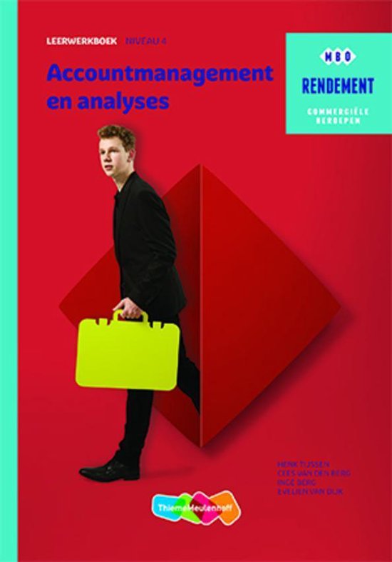 Rendement  -  Accountmanagement en analyses Leerwerkboek