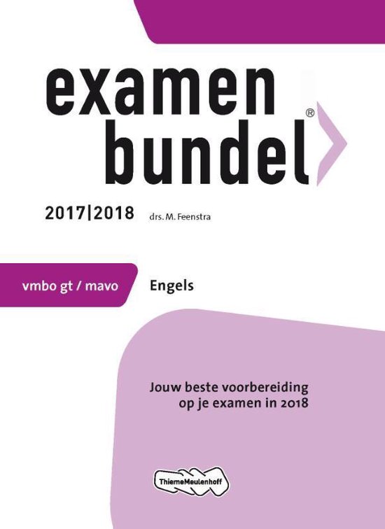 Examenbundel vmbo-gt/mavo Engels 2017/2018