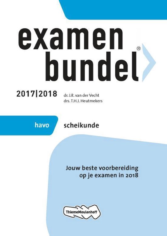 Examenbundel havo Scheikunde 2017/2018