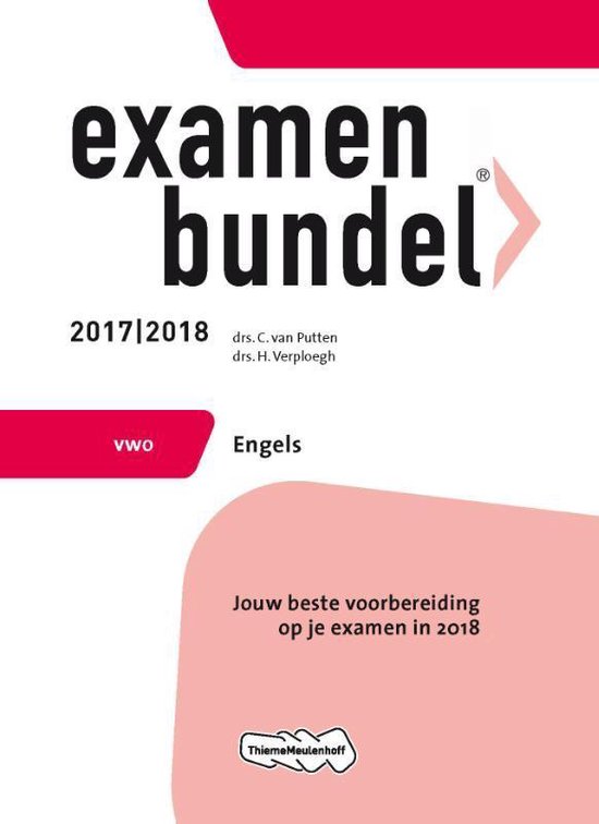 Examenbundel vwo Engels 2017/2018