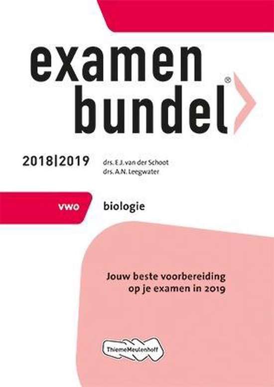 Examenbundel vwo Biologie 2018/2019