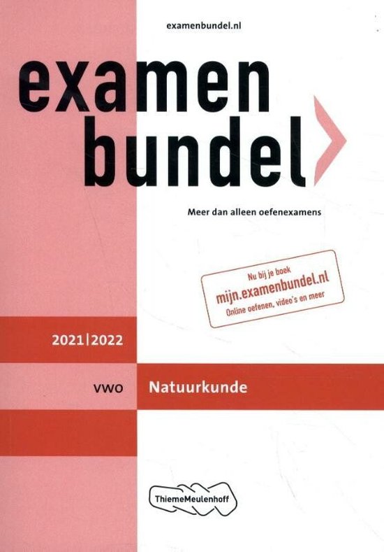 Examenbundel vwo Natuurkunde 2021/2022