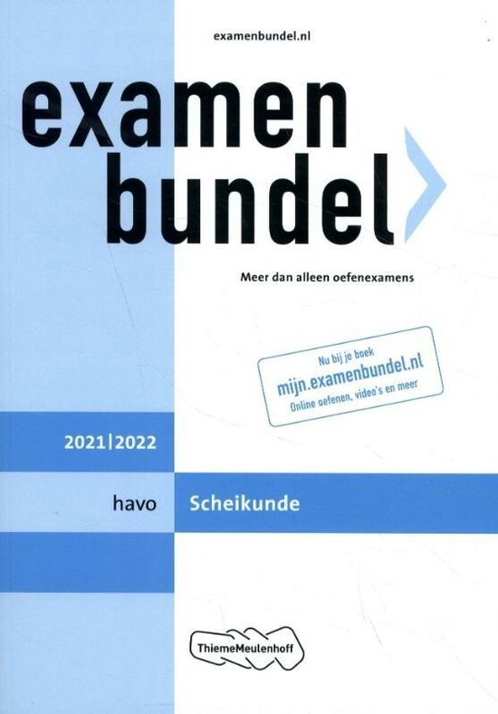 Examenbundel havo Scheikunde 2021/2022