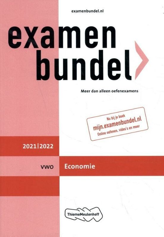 Examenbundel vwo Economie 2021/2022