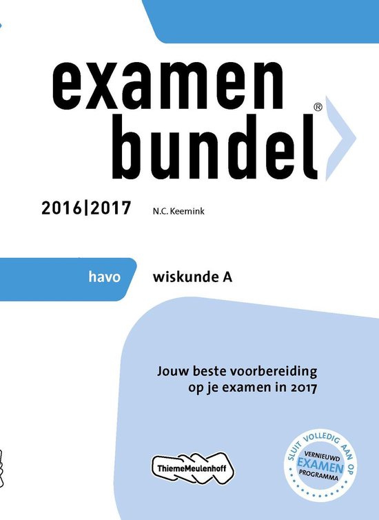 Examenbundel havo Wiskunde A 2016/2017