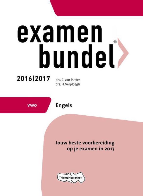 Examenbundel vwo Engels 2016/2017