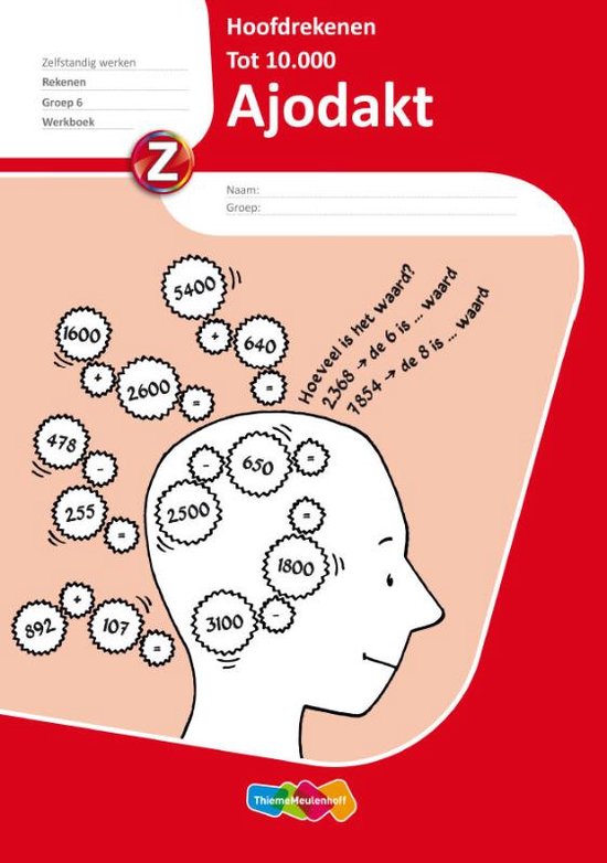 Ajodakt Hoofdrekenen set a 5 ex groep 6 Werkboek