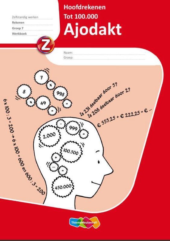 Ajodakt Rekenen Hoofdrekenen 5 ex Groep 7 Werkboek