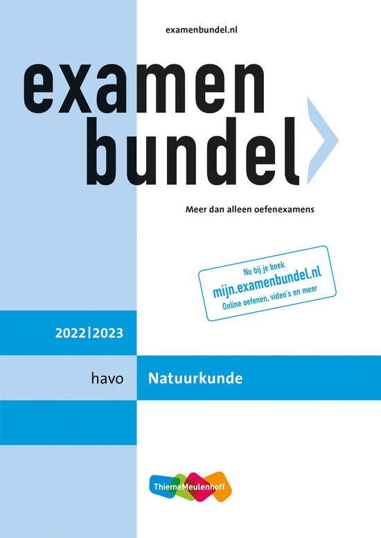 Examenbundel havo Natuurkunde 2022/2023