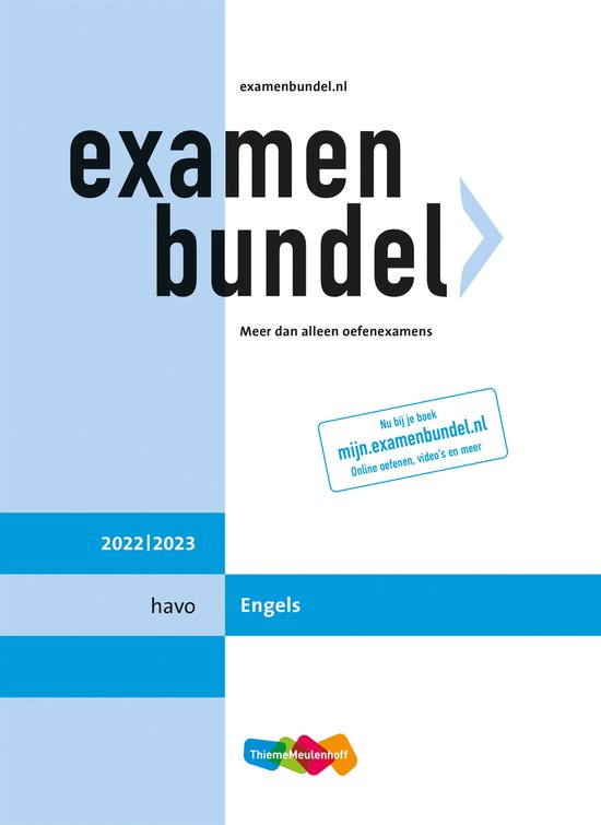 Examenbundel havo Engels 2022/2023