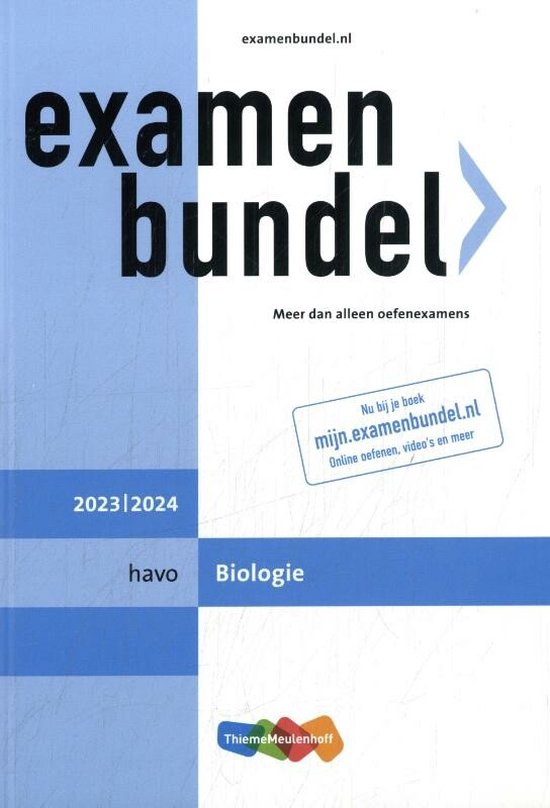 Examenbundel havo Biologie 2023/2024