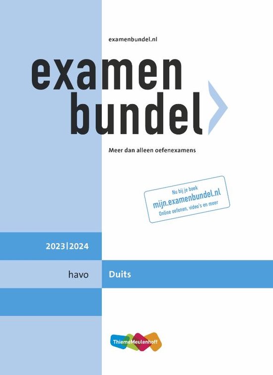 Examenbundel havo Duits 2023/2024