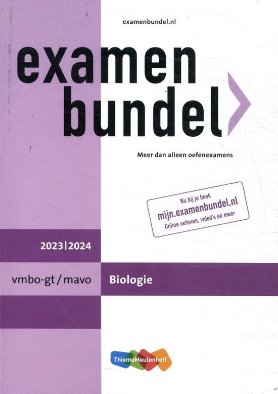 Examenbundel vmbo-gt/mavo Biologie 2023/2024