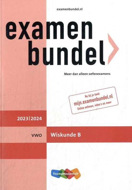 Examenbundel vwo Wiskunde B 2023/2024