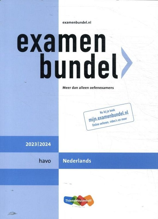 Examenbundel havo Nederlands 2023/2024