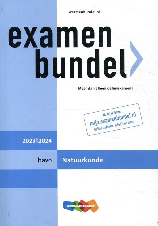 Examenbundel havo Natuurkunde 2023/2024