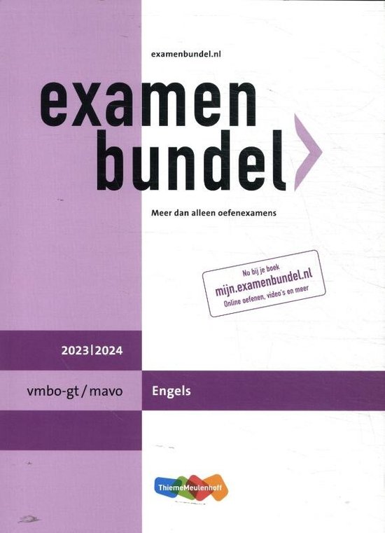 Examenbundel vmbo-gt/mavo Engels 2023/2024